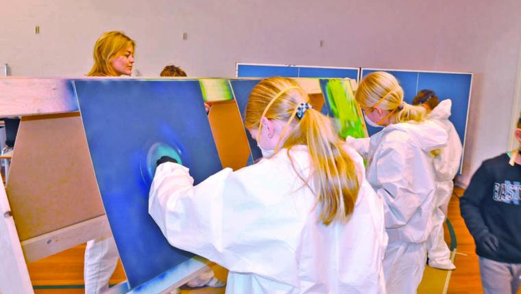 Kunsten møder håndværk og 6. klasser i Aars