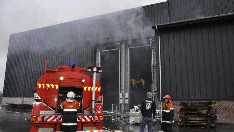 Brand i lagersilo på Aars Fjernvarme